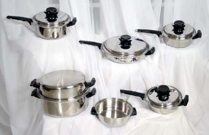11 pc. Waterless Cookware image